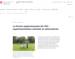 site web de l'institut de institut de virologie et immunologie IVI